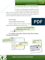 Manipulación de Filas y Columnas PDF