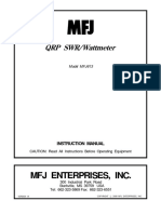 Mfj-813 HF SWR - Watt Meter