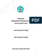 Contoh Proposal Prodi Baru