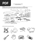 Hoja de Trabajo Sonidos | PDF