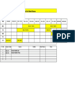 Time Table For Ritesh Sharma: Sr. No. Course Code Course Credits Clock Hours Class