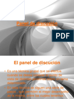 El panel de discusión.ppt