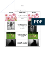 Before Procedure After: Using Blur Tool, Blur All The Flowers Except Your Subject
