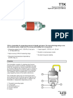 Regin TTK Water Pressure Transmitter