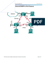 8.1.5.5 Lab - Configuring Advanced EIGRP For IPv4 Features