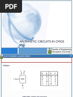 Arithmetic Circuits in CMOS VLSI