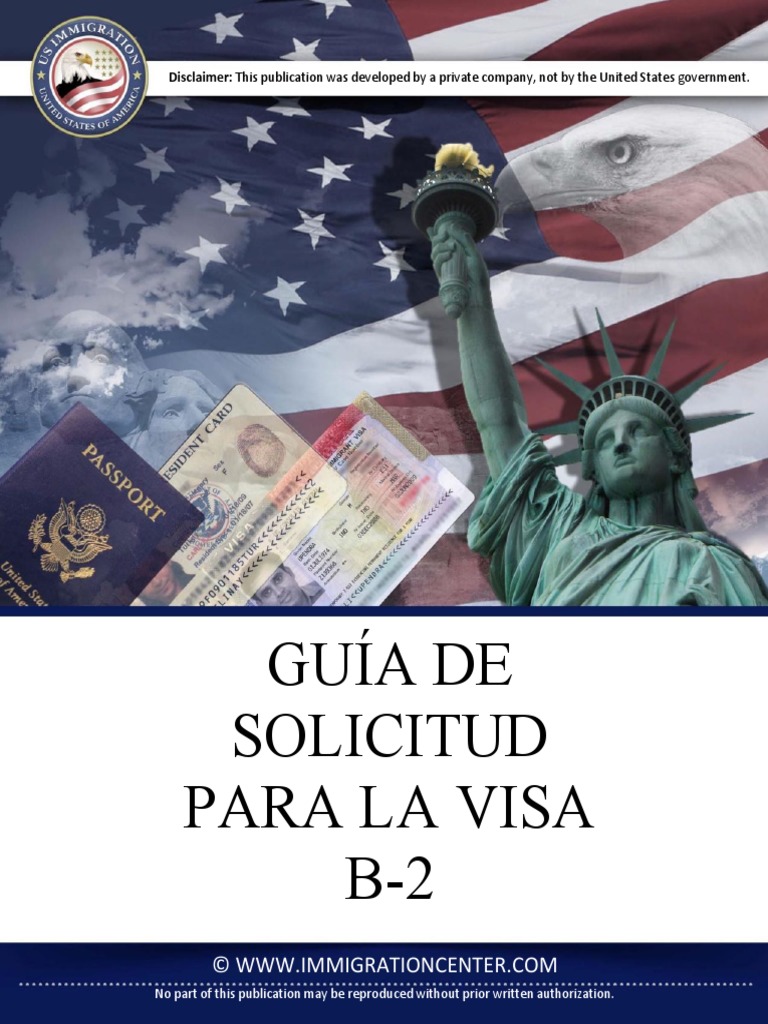 Guia de Solicitud para La Visa B 2 Es | PDF | Aduanas y Protección de ...