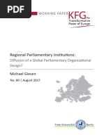 Regional Parliamentary Institutions