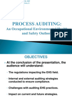 EHS Auditing Strategies and Regulations