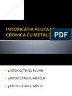 Intoxicatia Acuta Si Cronica Cu Metale Grele
