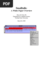 Smalltalk:: A White Paper Overview