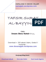 Tafsir Surat Al Bayyinah PDF