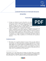 El Papel de La Especulación Financiera en La Formación Del Precio Del Petróleo