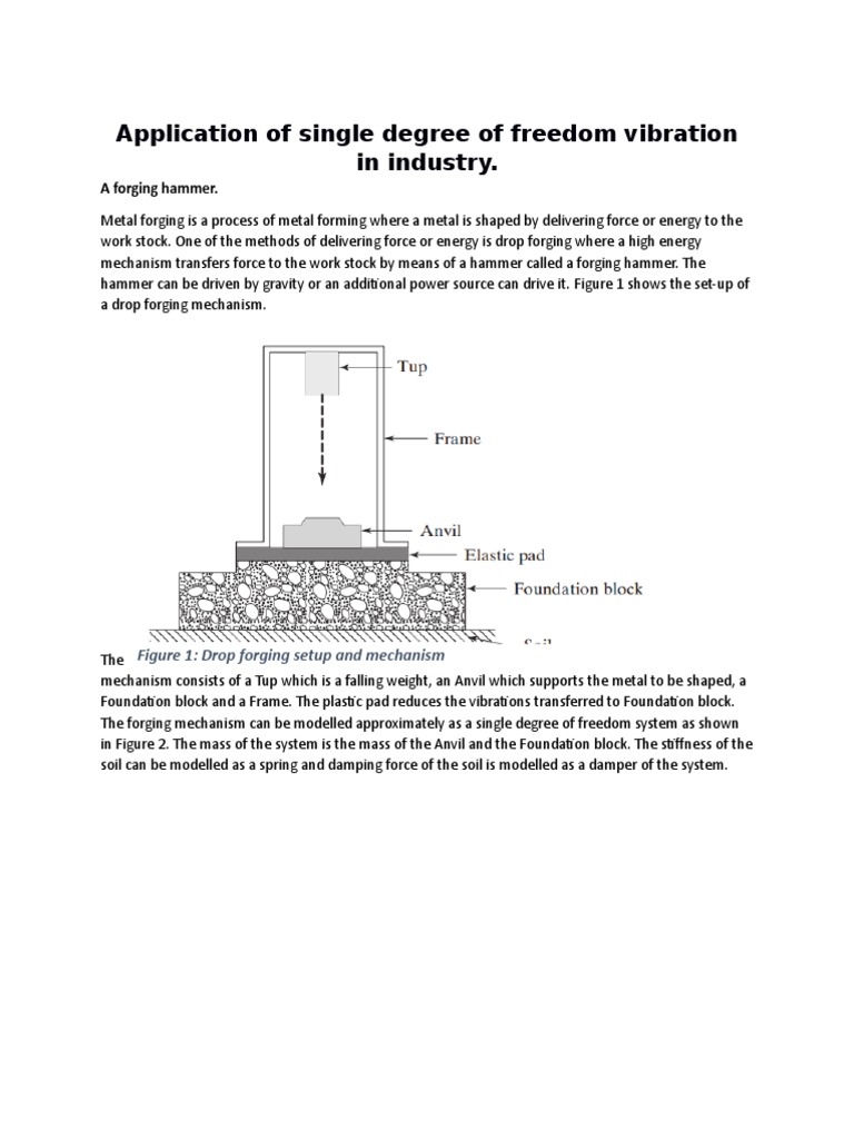Single Degree of Freedom Vibration | PDF | Force | Physical Phenomena