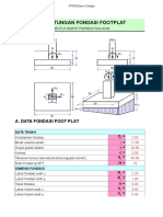 5. Perhitungan Fondasi Footplat