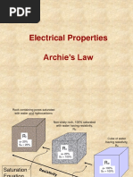 Electrical Properties Archie's Law