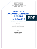 Accomplishement Report in AP Format