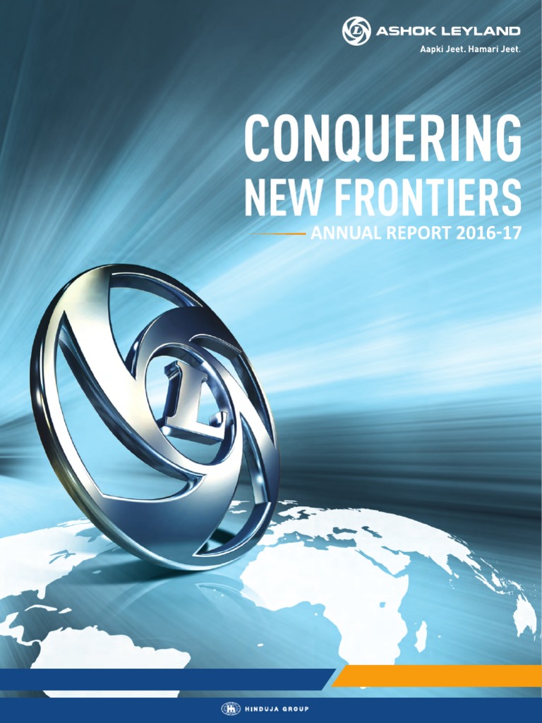 Ashok Leyland Annual Report 201617 PDF Dividend Proxy Voting