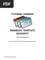 Panduan Blogspot Lengkap PDF