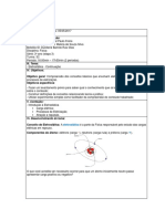 Plano de Aula - Eletrostática - Bolsista ID Dulcilene