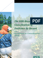 Pesticides Hazard 2009