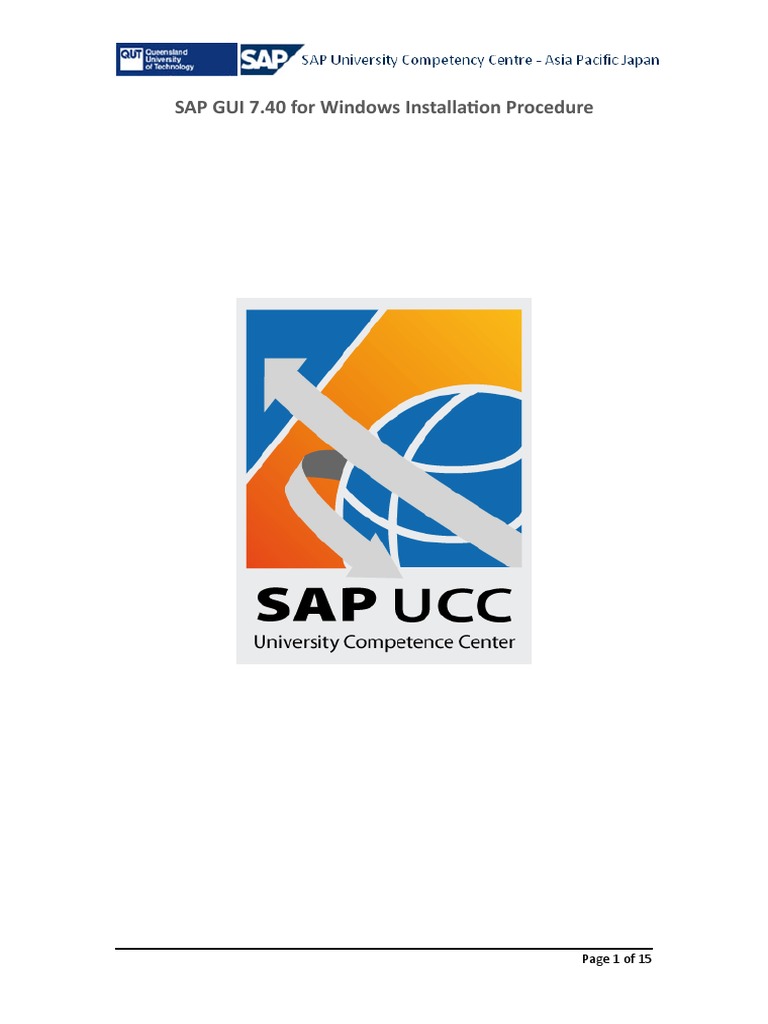Installation-SAPGUI For Windows For V740 | PDF | Microsoft Windows.