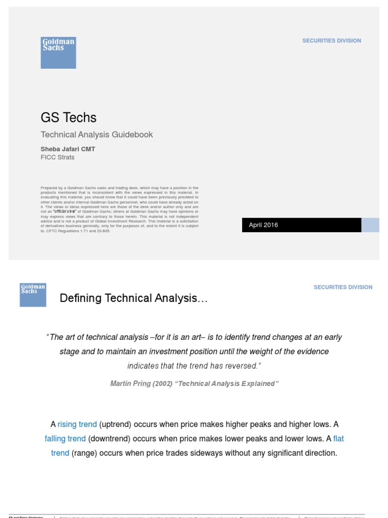 GS Technical Analysis Guide Book | PDF | Technical Analysis | Advice ...
