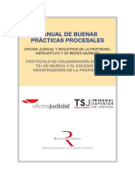 20120413 Manual Buenas Prácticas procesales en los  Registros TSJ Murcia