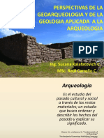 Perspectivas de La Geoarqueologia