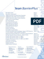 PI - BioClean Barrier Plus S-BBNG, S-BBNM and S-BBNS0 Product Information