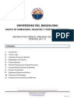 Instructivo Aspirantes 2017-II