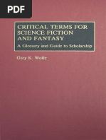 Wolfe Critical Terms For Science Fiction and Fantasy