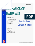 Chapter 1 Introduction - Concept of Stress