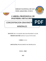 Concentracion Gravimetrica