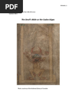 The Devil's Bible: Codex Gigas Overview | PDF | Satan