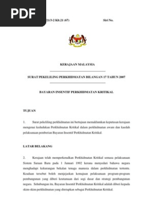 Pekeliling Bayaran Elaun Pos Basik 2012