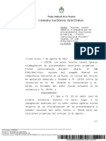 La Cámara Electoral Estableció Que Carlos Menem No Podrá Ser Candidato A Senador