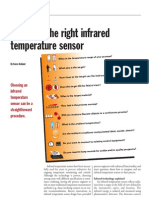 Selecting The Right Infrared Temperature Sensor