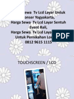 Harga Sewa TV LCD Layar Untuk Konser Yogyakarta, Harga Sewa TV LCD Layar Sentuh Event Bali, Harga Sewa TV LCD Layar Sentuh Untuk Pernikahan Lombok, 0812 9615 1115