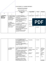 Plan Managerial Comisie Metodica