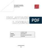 Dilatacion Lineal