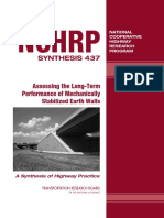 Assessing The Long-Term Performance of Mechanically Stabilized Earth Walls