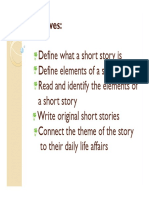 Elements of A Short Story