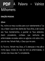 Orando a Palavra - Valnice Milhomens (P&B)