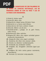Palabras y significados con prefijo bio | PDF | Tierra | Biología