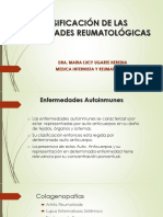 Clasificación de Las Enfermedades Reumatológicas 2016