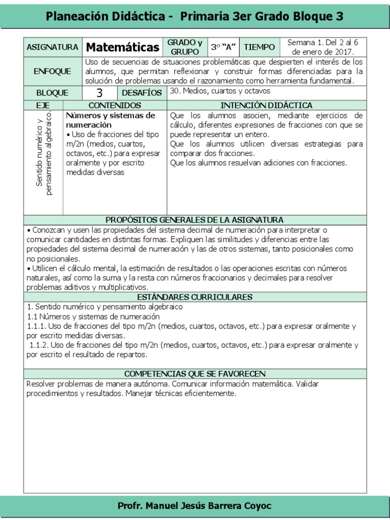 PLANEACIONES BLOQUE 3 PARA IMPRIMIR CICLO ESCOLAR 2017 PDF visual data 2