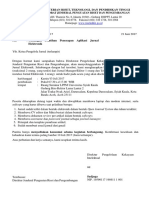 Undangan Pelatihan Penerapan Aplikasi Jurnal Elektronik Di Banda Aceh