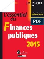 Stéphanie Damarey-L'Essentiel Des Finances Publiques 2015-GUALINO EDITIONS (2015)