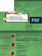 Elementos para la elaboración de un proyecto32